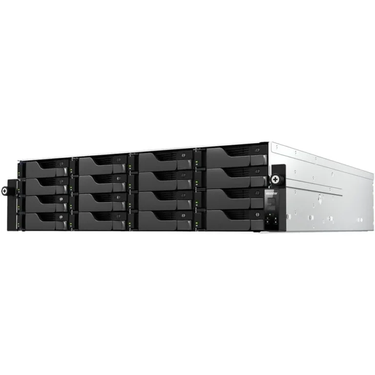ASUSTOR Lockerstor 16 Pro AS7216RDX Rackmount NAS – 16-Bay Storage, AMD Ryzen 7 Pro, 16GB ECC DDR5, 10GbE