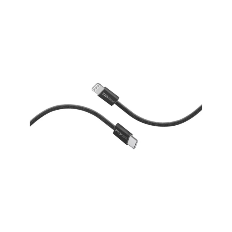 Promate EcoLine-Ci120 27W USB-C to Lightning Cable 1.2M - Black