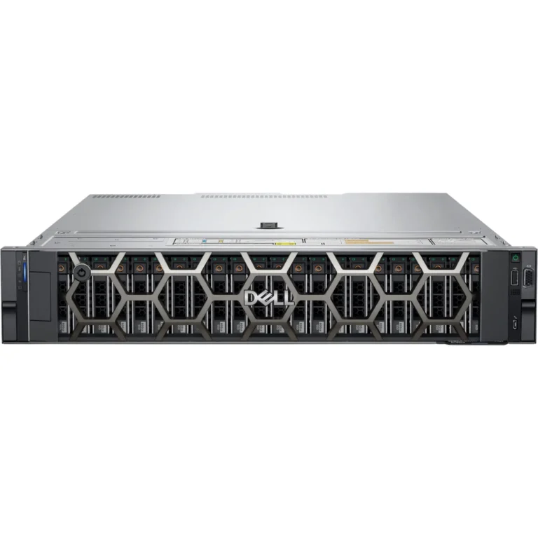 Dell PowerEdge R760xs Rack Server – Dual Xeon Silver 4410, 24 Cores, 64GB DDR5, 2×4TB SAS, Redundant PSU