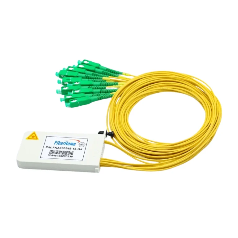 FiberHome LGX-M PLC Optical Splitter – 2×8 SC/APC, G657A Fiber, Low Insertion Loss, Telcordia GR-1209/1221, RoHS, IP65, -40°C~+85°C