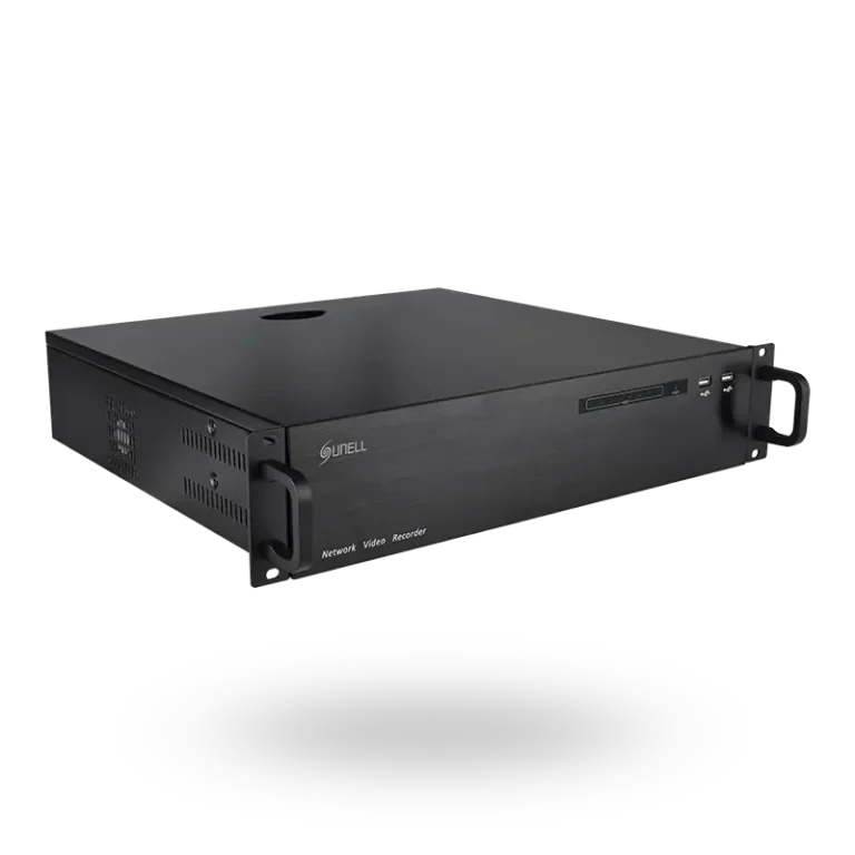 Sunell 64-Channel 4K NVR with 400 Mbps Bandwidth, 8 HDD Bays & AI Features
