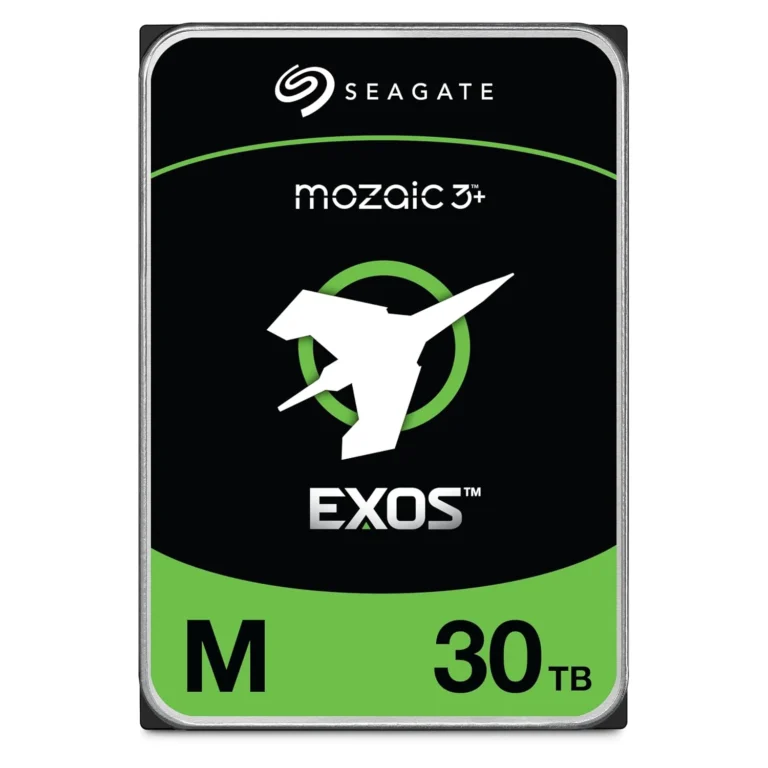 Seagate Exos M 30TB Enterprise Internal Hard Drive HDD - 3.5in 6GB/s SATA 7200RPM 2.5M MTBF