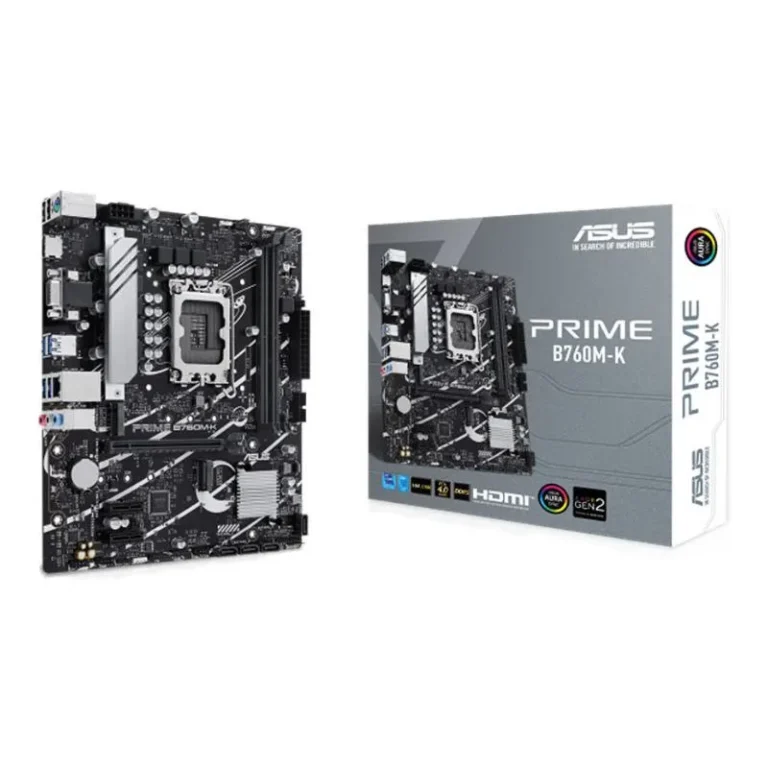 ASUS Prime B760M-K Motherboard - Intel LGA 1700, B760, DDR5, mATX