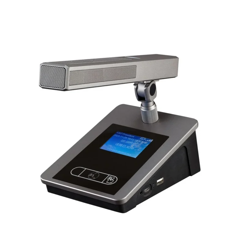 CMX 5G-121 Wireless Conference Chairman Mic with 2.4” LCD, 5G Wi-Fi, Voting, Priority Control, USB-C Fast Charging, Auto Tracking