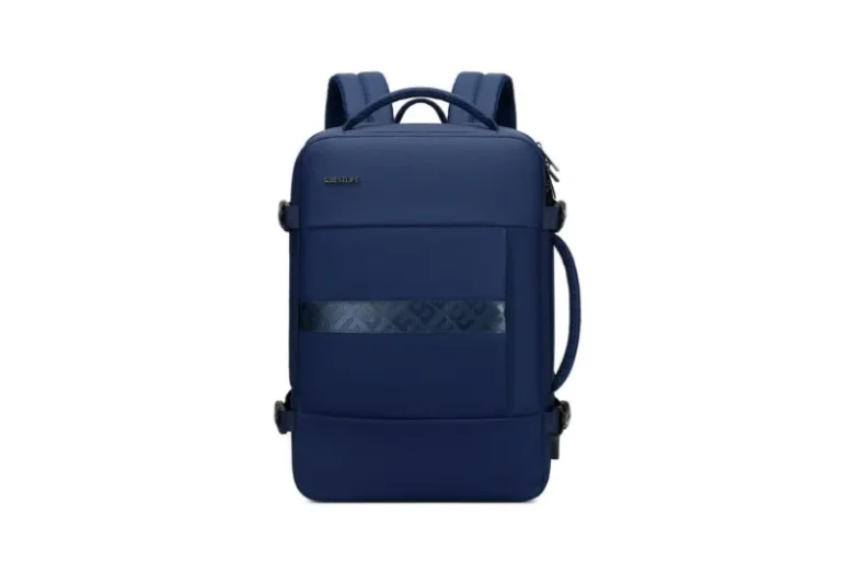 BESTLIFE Backpack BB-3861BU for 15.6-Inch Laptops – Water-Resistant Business Travel Bag with USB Charging Port & Padded Straps