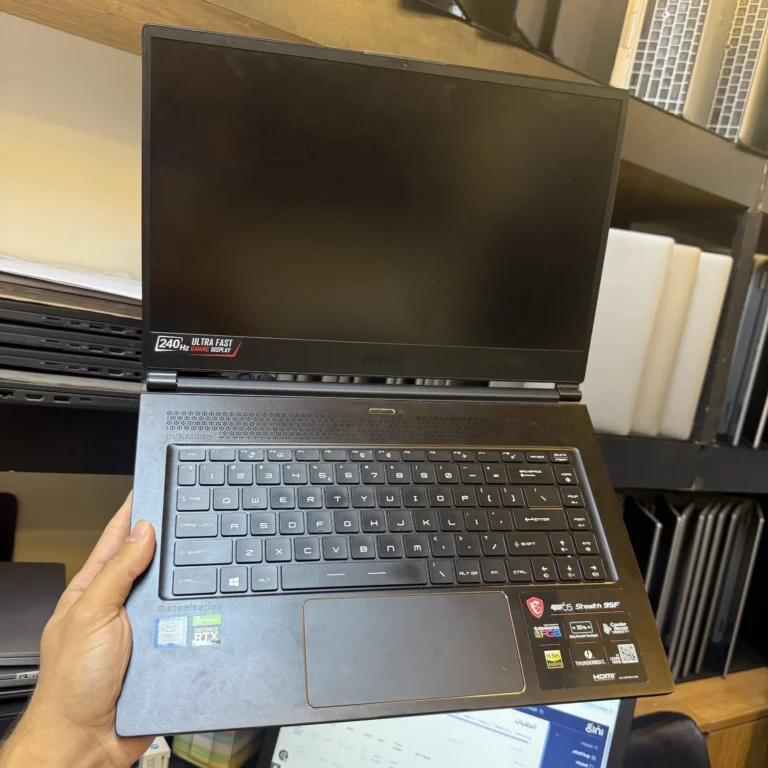 Msi GS 65 ci7 9th H RAM 16 ssd 512 rtx 2070 8G 15.6 FHD 240Hz مستعمل