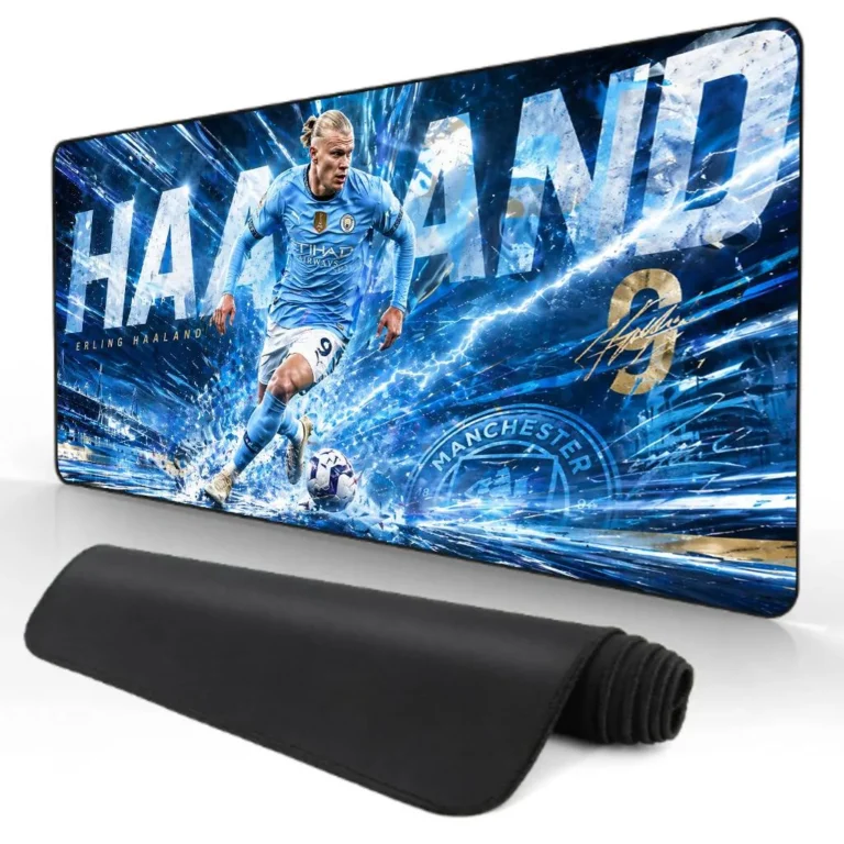Mouse Pad 90x45 cm / 4mm: Erling Haaland 01