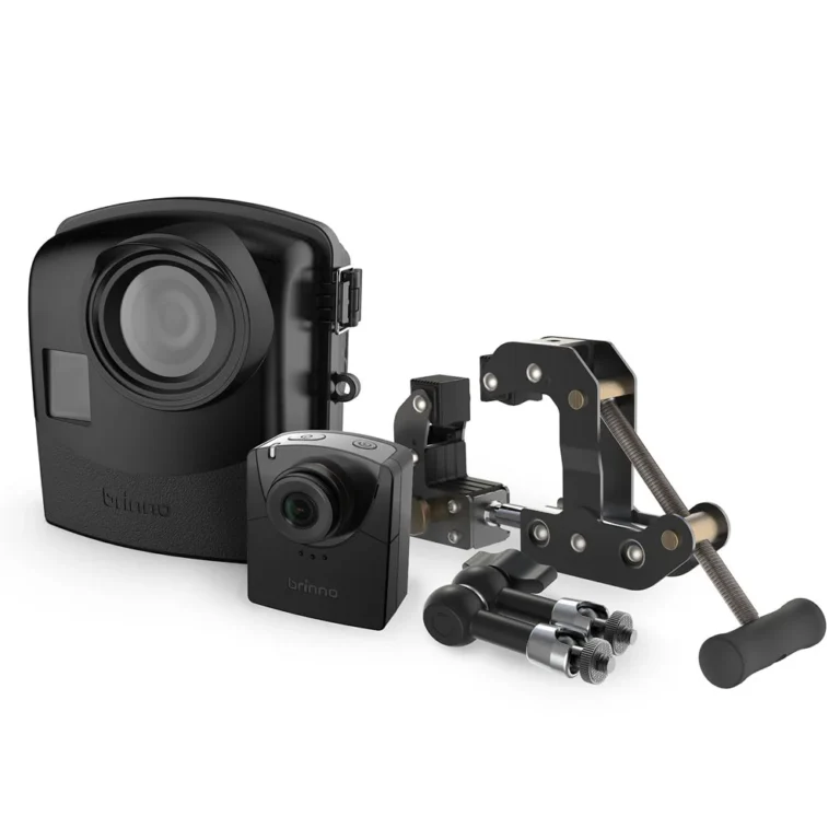 Brinno BCC2000 Construction & Outdoor Time-Lapse Camera – 1080p HDR, 1-Year Battery Life, Weather-Resistant Housing, Industrial Clamp, CS-Mount Lens, Easy Setup