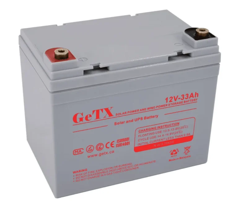 GeTX Rechargeable battery 12V 33Ah Lead Acid GX12-33