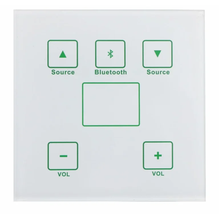 CMX In-Wall Remote Controller for PA-4500MX Series Amplifiers, Volume & Input Control, Built-in Bluetooth, CAT6 Up to 999m