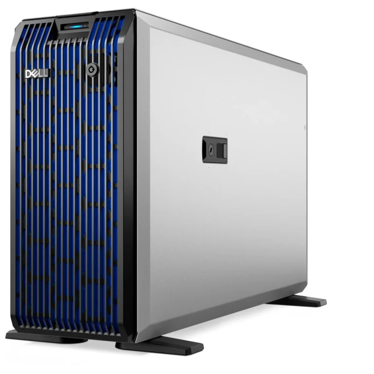 Dell PowerEdge T360 Tower Server, Xeon 6315P 2.8GHz 4-Core, 16GB DDR5 ECC, 2TB HDD + 480GB SSD, PERC H355 RAID