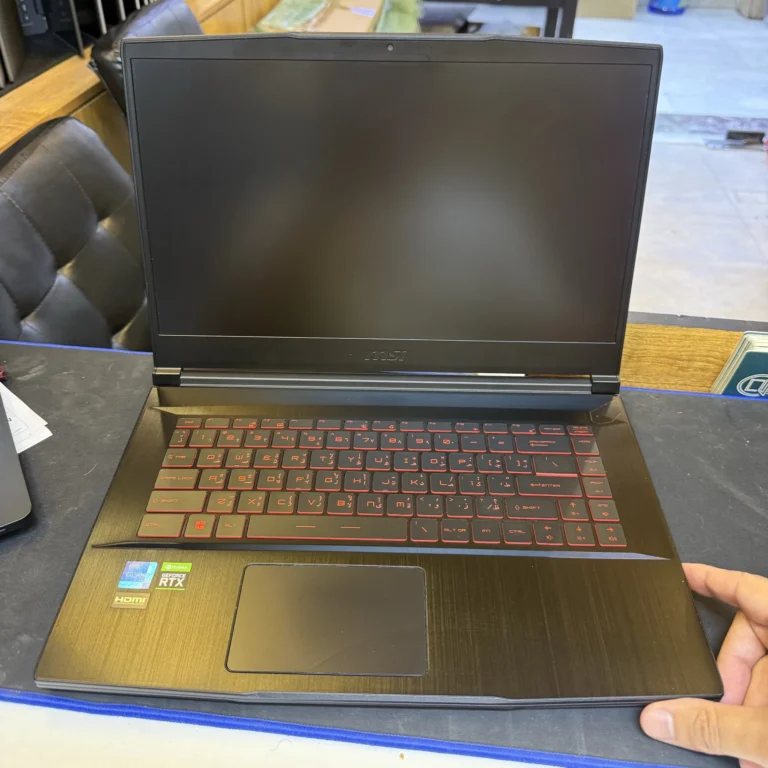 Msi GF 63 THIN 15 ci7 11800H ram 16 SSD 512 rtx 3050 4G 15.6 FHD 144 Hz مستعمل