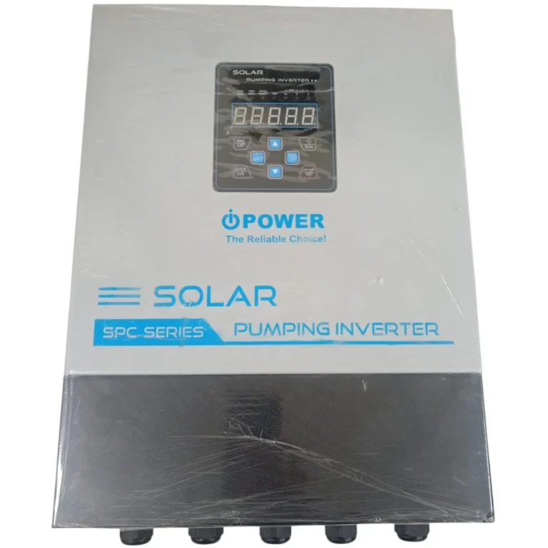 iPower Solar Pump Inverter 3-Phase 380–440VAC, MPPT 300–750V, 7.5kW to 37kW Solar Water Pump Controller