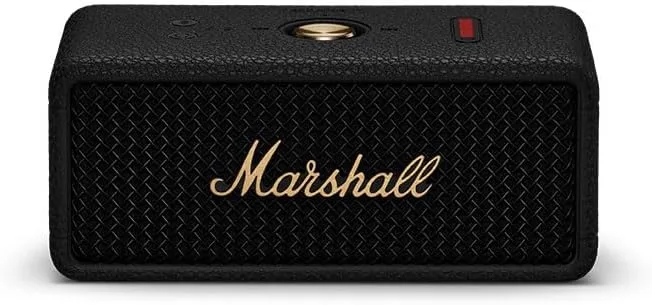 Marshall Emberton III Portable Bluetooth Speaker - Water Resistant Wireless Speaker Portable Speaker with 32+ Hours of Playtime
