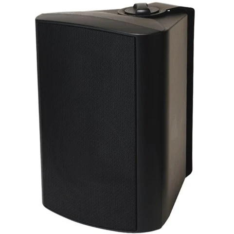 CMX 5" 2 -Way Wall Mount Speaker, 30-15-7.5W/ 8Ohm &100V,ABS, black