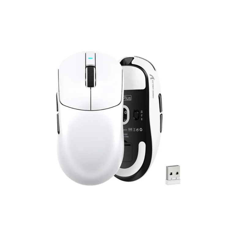 ATTACK SHARK X8 Plus Wireless Gaming Mouse - White