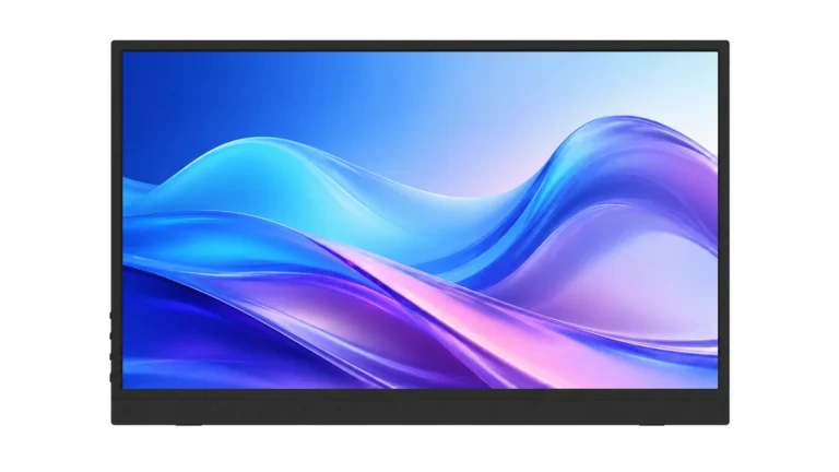 Avetron 15.6” Portable Monitor 156G22YW – Full HD 1080p 60Hz Ultra Slim Lightweight Display with Built-in Stand, USB-C/HDMI Compatible Second Screen for Laptop & Gaming