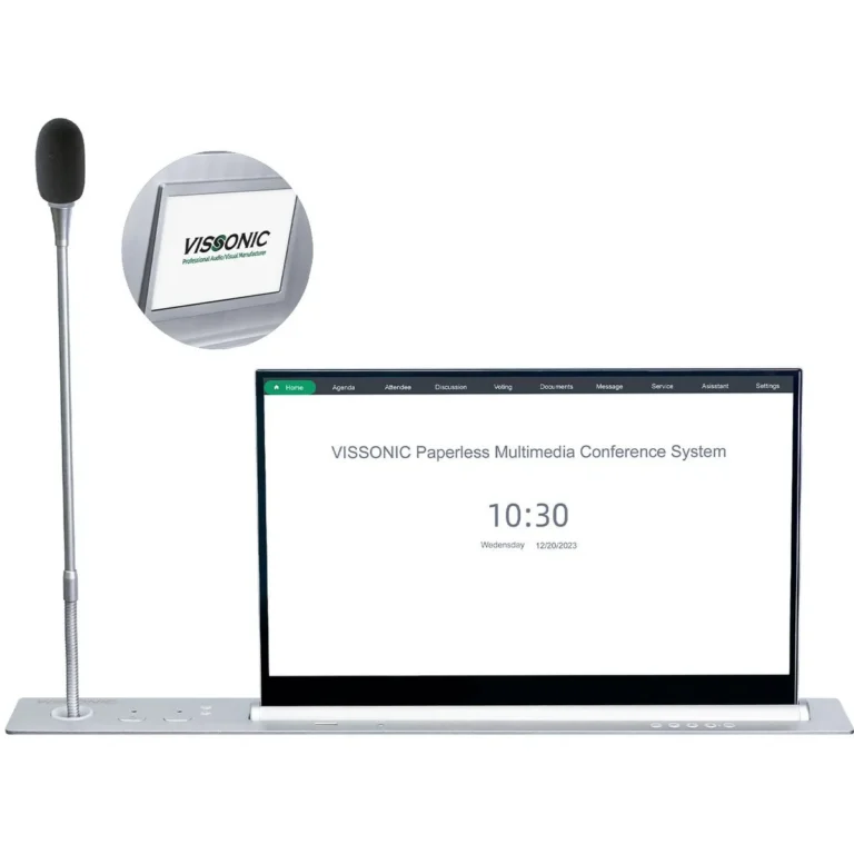 VISSONIC VIS‑17LDSCM2‑A Delegate Adjustable Digital Seat Control Module with Touchscreen & Nameplate, B/S Web-Control Integration