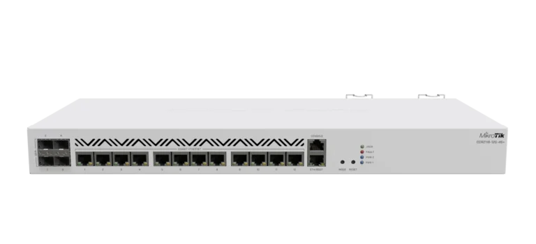 MikroTik CCR2116‑12G‑4S+ 16‑Core 2 GHz Cloud Core Router – 13× GbE, 4× 10Gb SFP+, 16 GB RAM, Dual PSU, Layer‑3 Offload
