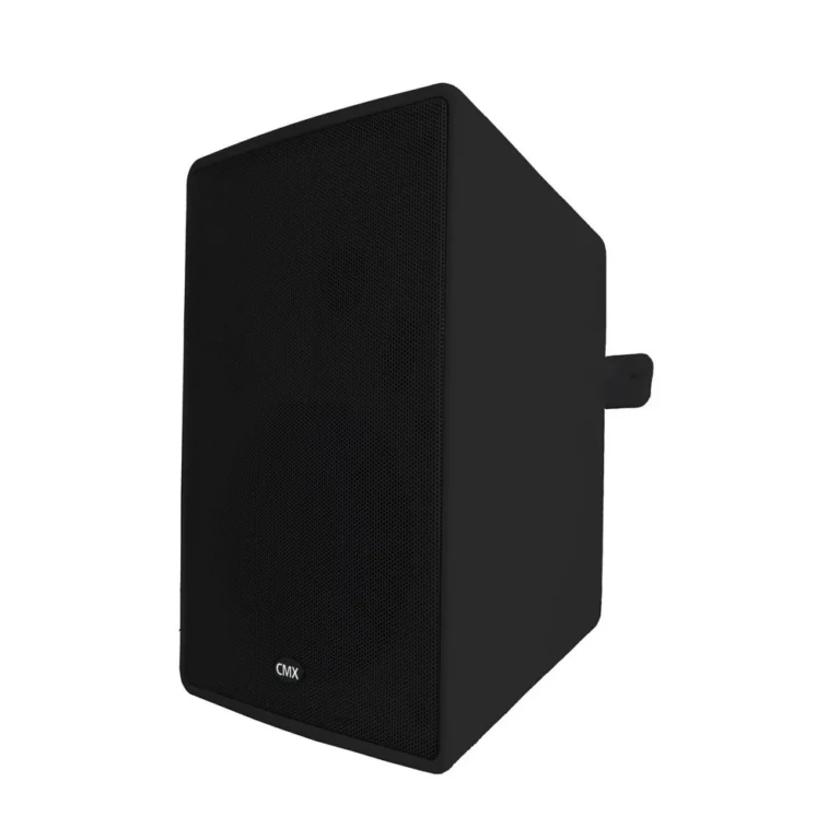 CMX 5.25" 2-Way Wall Mount Speaker, 30W, 100V/70V/8Ω, IP65 Waterproof, White ABS, 360° Bracket – WSK-T30W