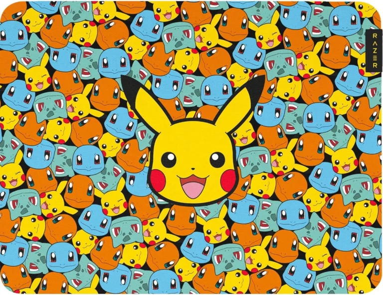 Razer Gigantus V2 Pokémon Edition - Soft Gaming Mouse Mat for Speed and Control - Micro Fabric Surface - Thick Rubber Foam - Non-Slip Base - 360 x 275 x 3 mm | Pokémon Kanto