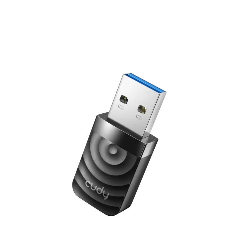 Cudy WU1300S AC1300 USB Wi-Fi Adapter – Dual-Band 5GHz 867Mbps + 2.4GHz 400Mbps Wireless Dongle with USB 3.0 & MU-MIMO for PC/Laptop