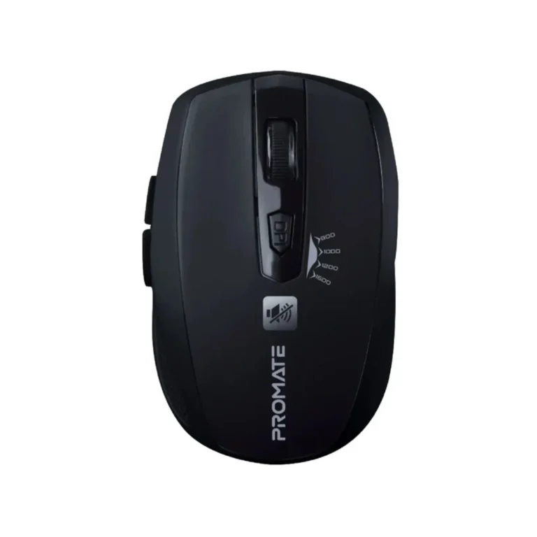 Promate Breeze Silent Switch Wireless Mouse - Black