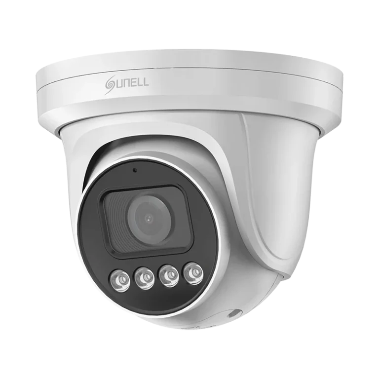 Sunell 5MP Varifocal Turret IP Camera 2.7–13.5mm Motorized, PoE, AI Detection, Audio & Alarm I/O, SD, 40m IR, IP67