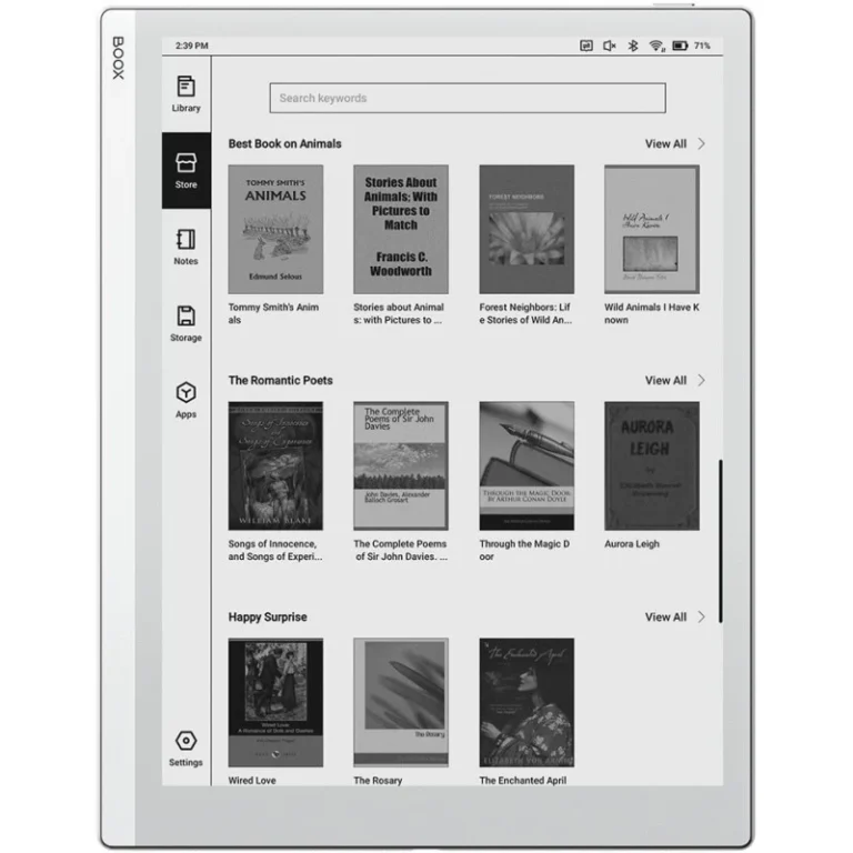 BOOX Go 10.3 – 10.3" Carta 1200 ePaper Tablet, Android 12, 4GB RAM, 64GB Storage, Stylus Support, OTG, Audio Playback With MAGN. CASE