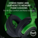 Razer Kraken V4 X Wired Gaming Headset – 40mm TriForce Drivers, 7.1 Surround Sound, HyperClear Cardioid Mic, Chroma RGB, USB-C & USB-A Compatible