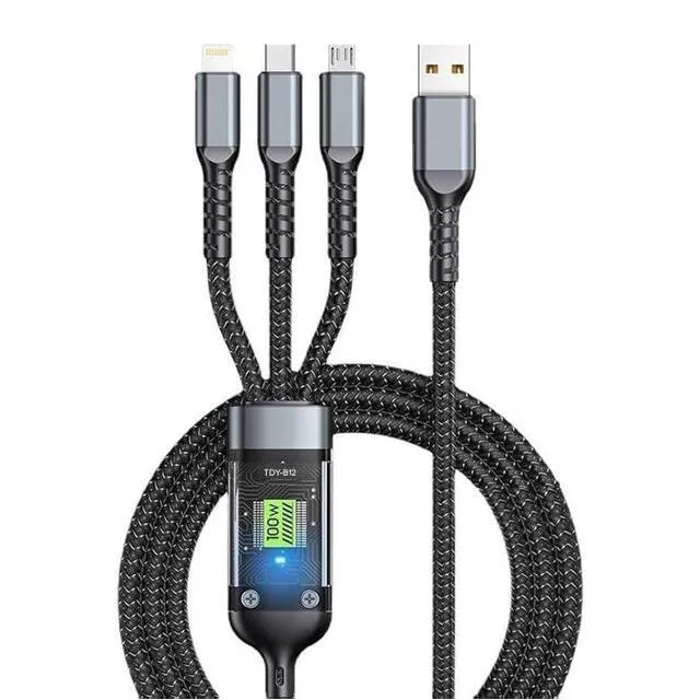 Jeqang JC-175 3-In-1 Data Cable