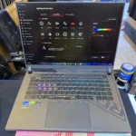 Asus ROG G16 ci7 13650HX RAM 16 DDR5 SSD 512 RTX 4060 8G 140w 16" FHD+ 165Hz battery life 82% مستعمل