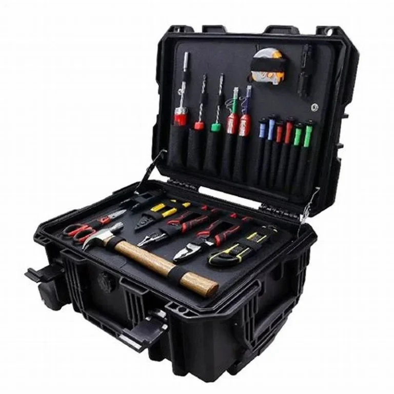 GOLDTOOL TTK-6500 Professional Fiber Optic Tool Kit with POM, VFL, Fiber Cleaver, Stripper, Cleaning Kit & Carrying Case