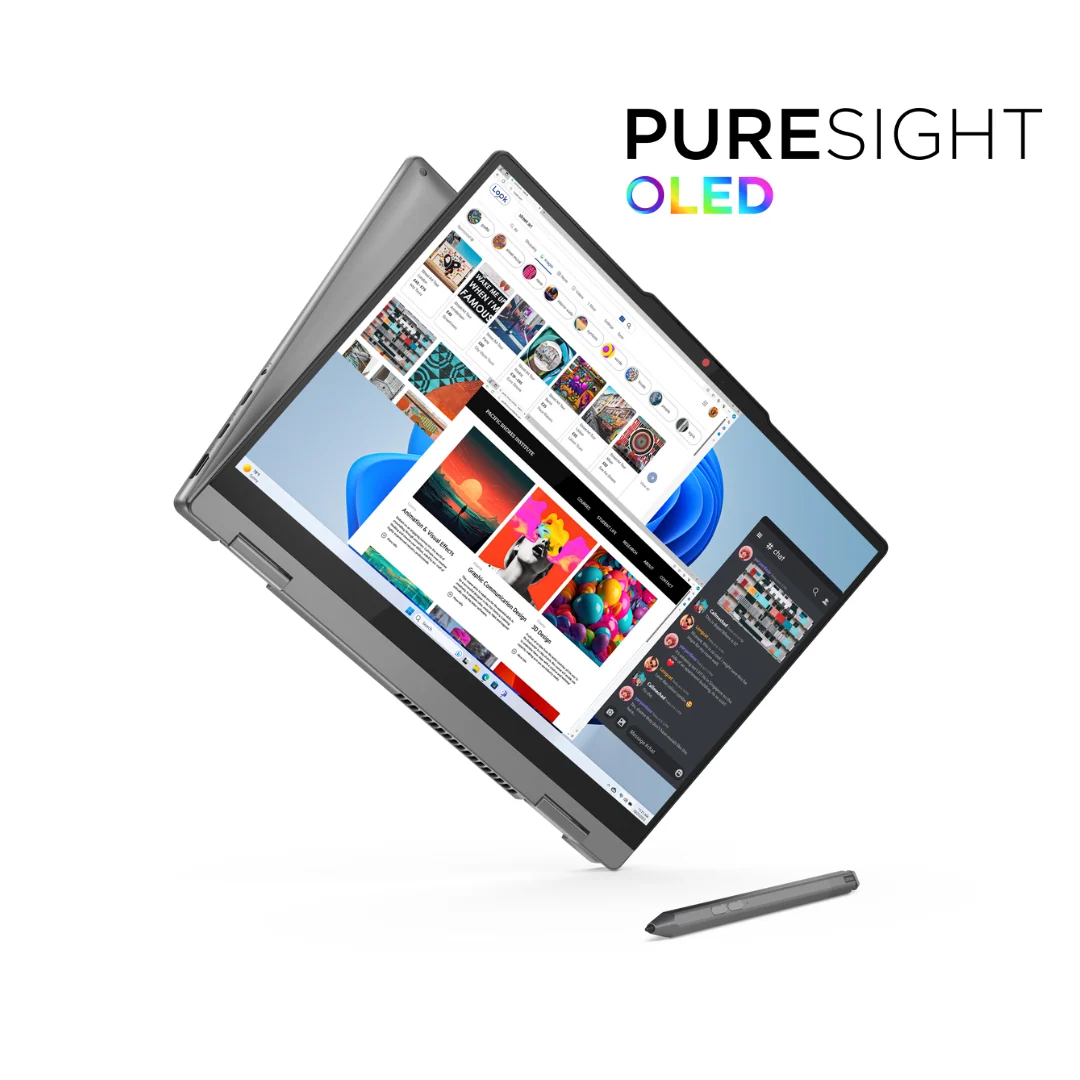 Lenovo IdeaPad 5 2-in-1 14IRH9 (2TAX), Intel Core i7-13620H, RAM 16GB, SSD 512GB, Intel® UHD Graphics, 14.0 Inch WUXGA OLED Touch, Luna Gery Lenovo IdeaPad 5 2-in-1 14IRH9 (2TAX), Intel Core i7-13620H, RAM 16GB, SSD 512GB, Intel® UHD Graphics, 14.0 Inch WUXGA OLED Touch, Luna Gery