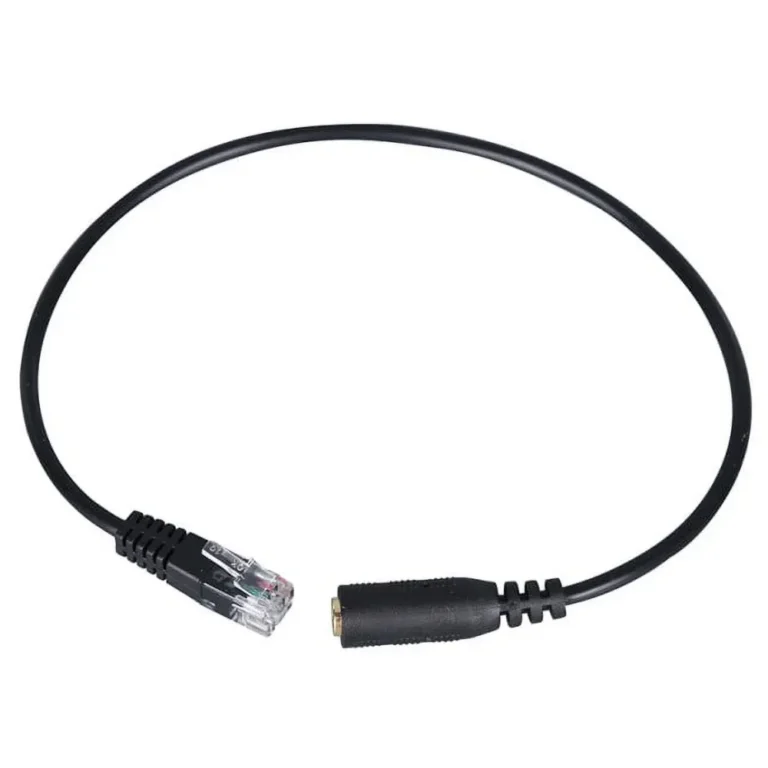 Avetron Standard 3.5mm Jack Smartphone Headset Adapter Cable Converter to RJ9 Plug
