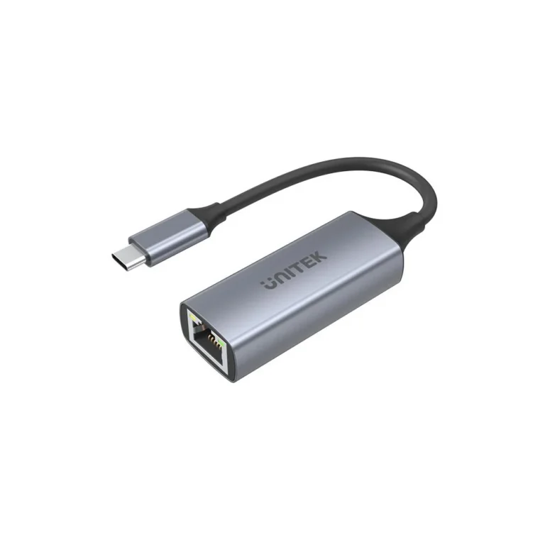 Unitek USB-C to Gigabit Ethernet Adapter (U1312A) – 5Gbps USB 3.1 Gen1, Aluminum Housing, Plug & Play, Bus-Powered