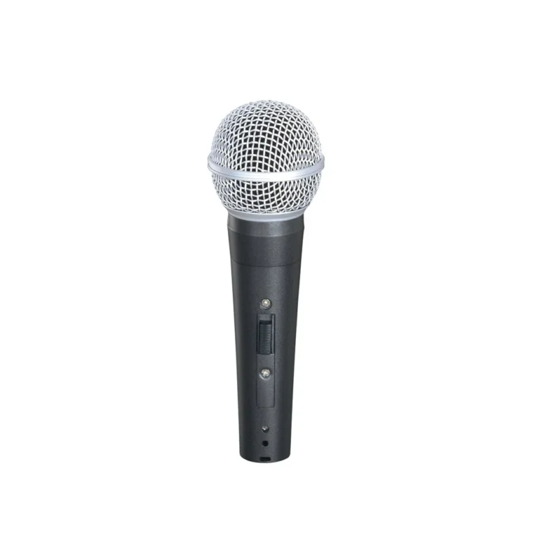 CMX Unidirectional dynaic microphone, 600 Ohm, metal body,4 meters Cable.