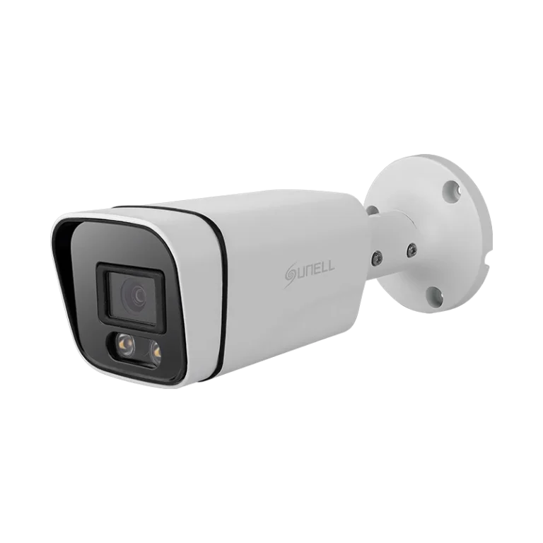 Sunell 8MP Full Color Analog Bullet Camera 2.8mm, AHD/TVI/CVI/CVBS, Mic, 20m Light, 300m Range, IP66 Outdoor
