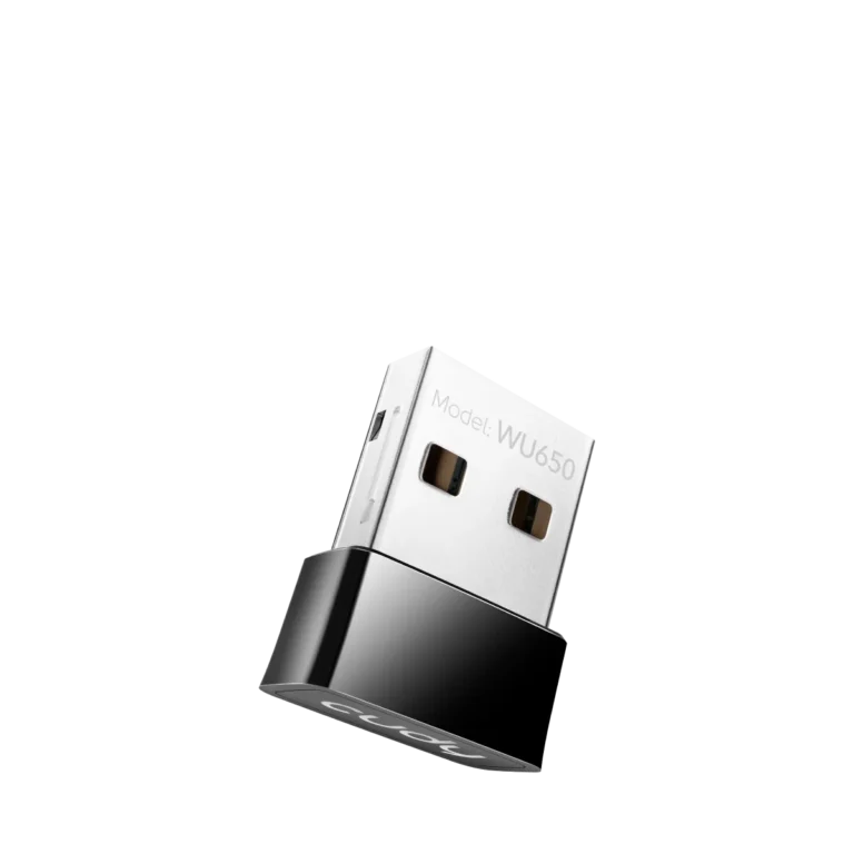 Cudy WU650 AC650 USB Wi-Fi Adapter – Dual-Band 5GHz 433Mbps + 2.4GHz 200Mbps Wireless Dongle with Soft-AP Mode, Mini Design & WPA2 Security