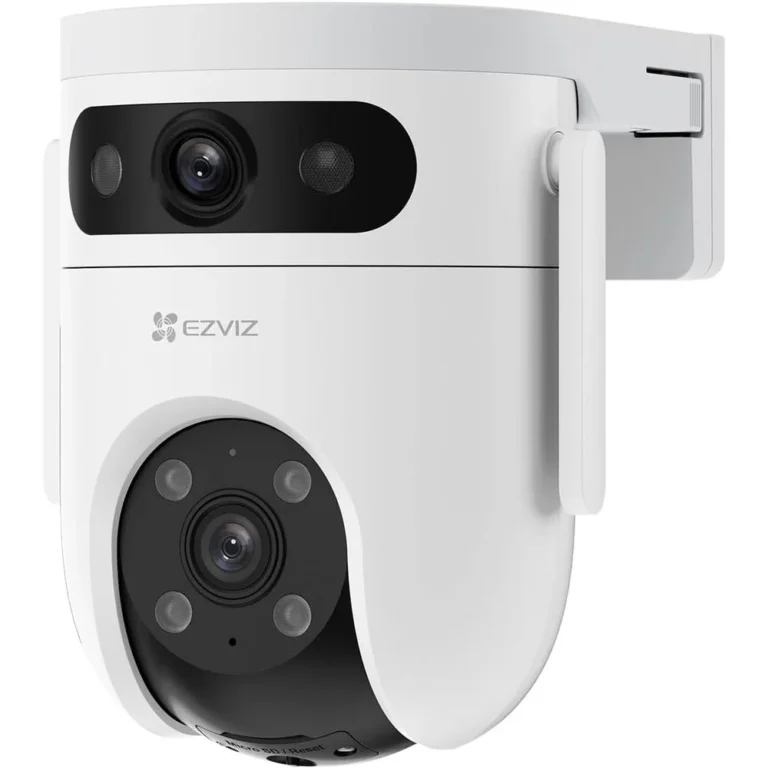 EZVIZ H9c 3K Dual-Lens Wi-Fi Pan & Tilt Camera, AI Detection, Color Night Vision, 360° View, Siren, Alexa Compatible, MicroSD & Cloud Storage