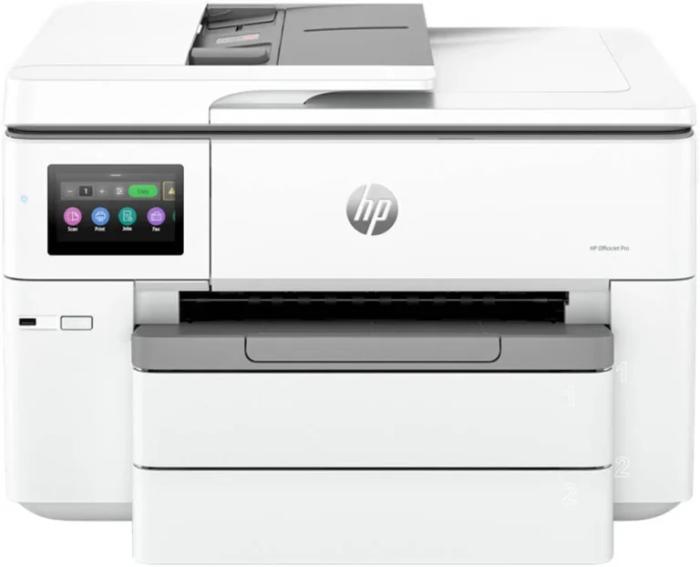 HP OfficeJet Pro 9730 Wide Format All-in-One Printer, Print, Copy, Scan, Up to 34 ppm Print Speed, Automatic Duplex Printing, Up to 4800x1200 Optimized dpi 1200x1200 Rendered dpi, White (Color)