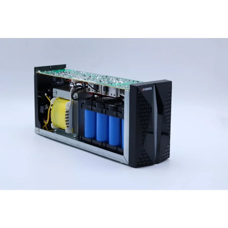 iPower Lithium UPS, 1500VA, Dual AC Outlets, 0.03s Transfer Time, Battery Backup for PlayStation 4 & security camera
