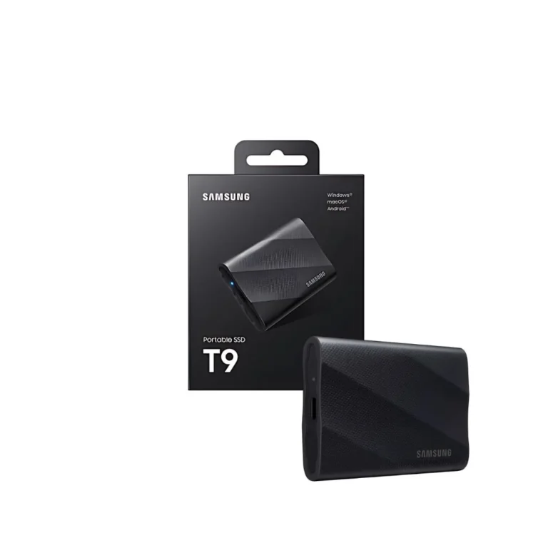 Samsung T9 2TB Portable External SSD, Black