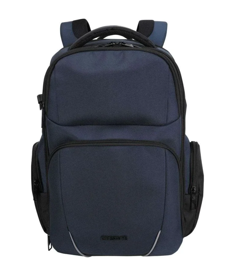 BESTLIFE Ossian 15.6" Laptop Backpack, 33L Business Travel Backpack, Padded Laptop & Tablet Compartments, Water-Resistant 900D Polyester, Hidden Pocket, Ergonomic Design, Blue