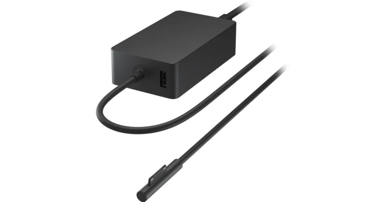Microsoft Surface 127W Power Supply with USB-A Port for Fast Charging – Compatible with Surface Book 3 and Other Surface Devices