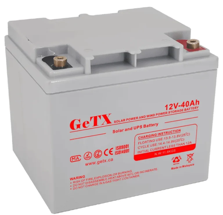 GeTX Rechargeable battery 12V 40Ah Lead Acid GX12-40