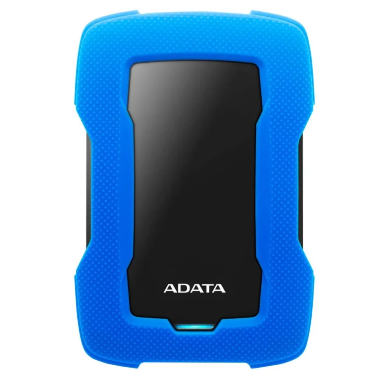 ADATA HD330 External Hard Drive USB 3.2 Durable Shockproof Silicone Protective Rugged Design - 1TB